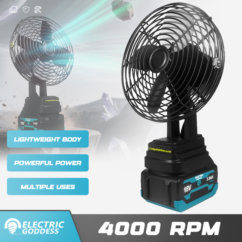 Power Tools Lowes - 5/6/8 นิ้ว 4000RPM พัดลมไฟฟ้าใช้งานได้หลากหลายพลังงานที่มีประสิทธิภาพเสียงรบกวนต่ำพัดลมเครื่องมือสำหรับชิปแบตเตอรี่มากีต้า 18V