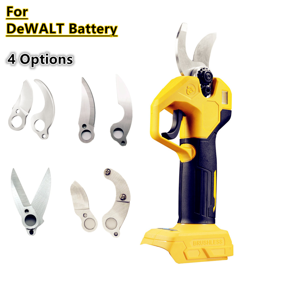 Power Tools Dewalt - 4 ตัวเลือกสําหรับ DeWALT 20V แบตเตอรี่ไร้สายสาขาเฉือนไฟฟ้าท่อกรรไกรตัดกระดูกผักกรรไกร Pruner