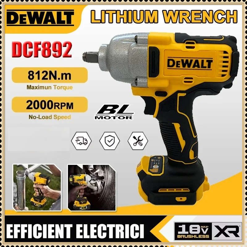 Power Tools Dewalt - ประแจไฟฟ้าไร้แปรงถ่าน DeWalt รุ่น DCF892 ขนาด 1/2