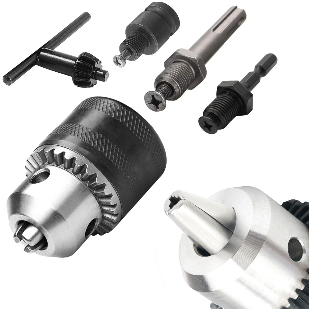 Power Tools For Woodworking - อะแดปเตอร์หัวจับดอกสว่านสำหรับประแจกระแทก หัวจับแบบไม่ใช้กุญแจขนาด 1/4 นิ้ว ช่วงการจับที่แม่นยำ 1.5-10
