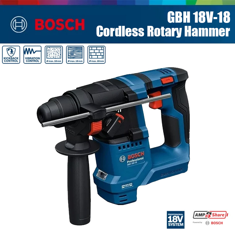 สว่านโรตารี่ไร้สาย Bosch GBH 1 - Power Tools Hammer บทวิจารณ์และราคา