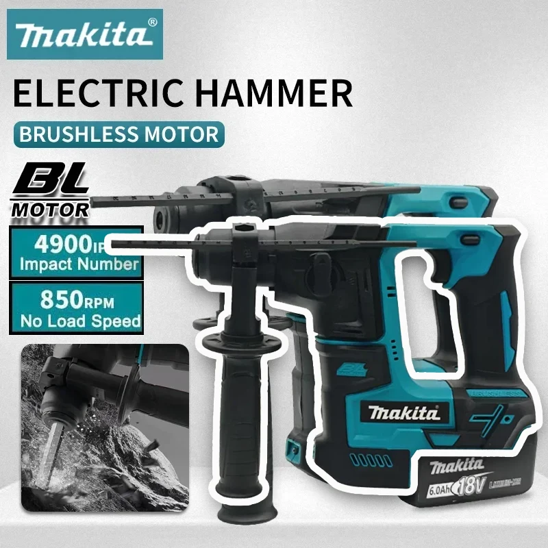 สว่านโรตารี่ไร้สาย Makita Brus - Power Tools Hammer บทวิจารณ์และราคา