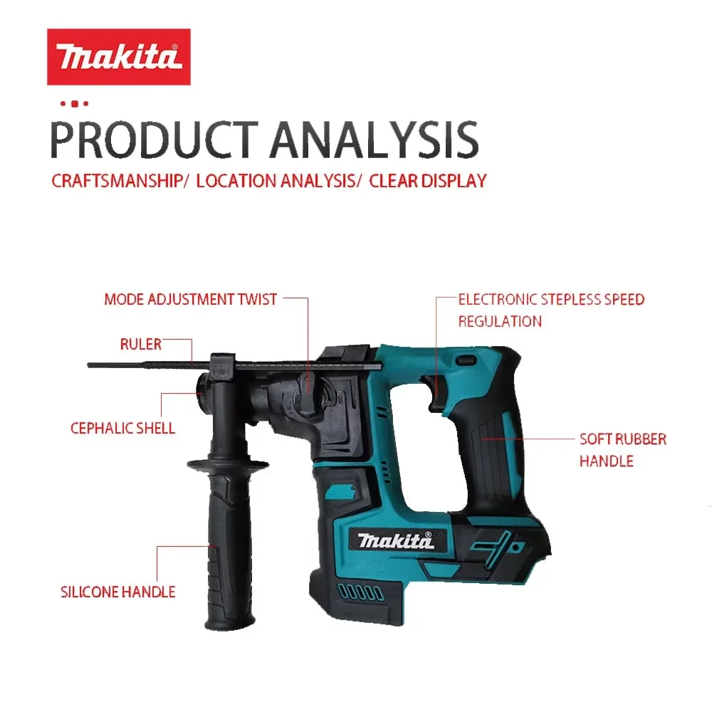 สว่านโรตารี่ไร้สาย Makita Brus - Power Tools Hammer บทวิจารณ์และราคา