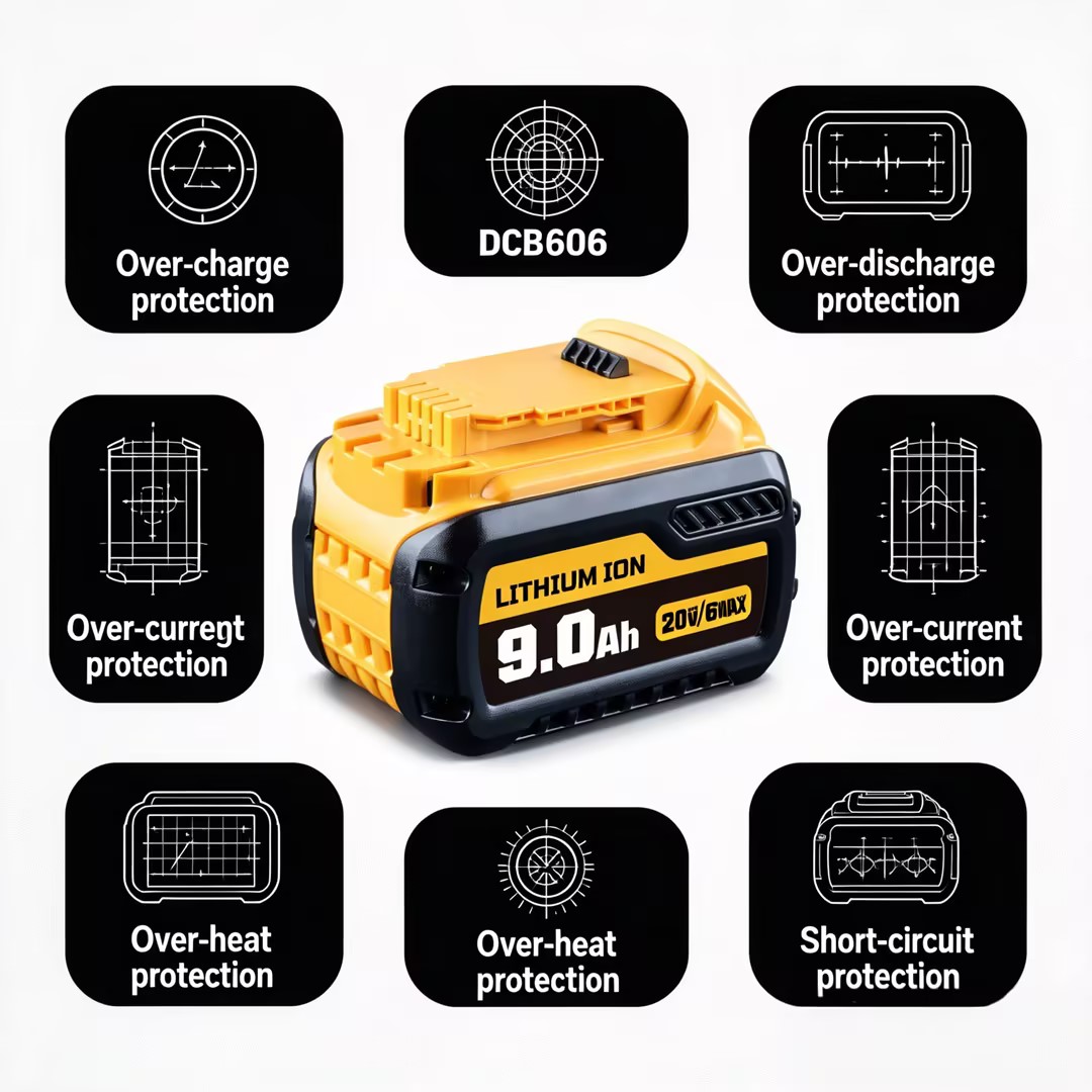 แบตเตอรี่ลิเธียม-ไอออน 9/12/15 - Power Tools Dewalt บทวิจารณ์และราคา