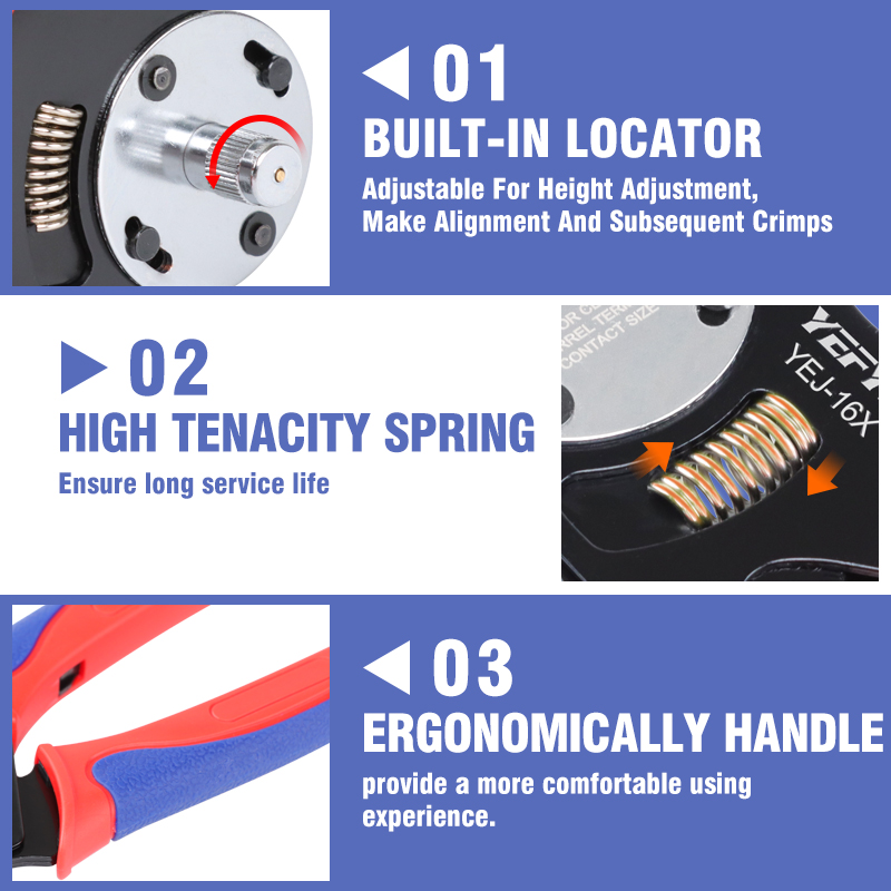 Deutsch CRIMP TOOL,YEJ-12X/16X - Power Tools Japan บทวิจารณ์และราคา