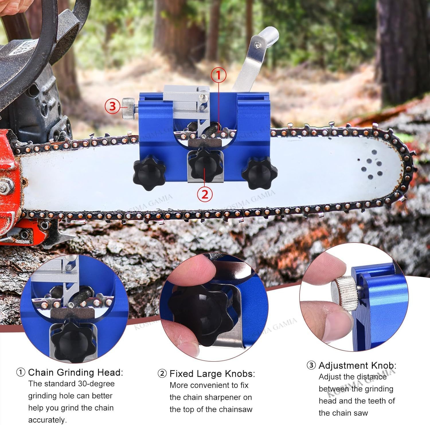 เครื่องลับคมใบเลื่อยโซ่แบบพกพา - Power Tools Jigsaw บทวิจารณ์และราคา