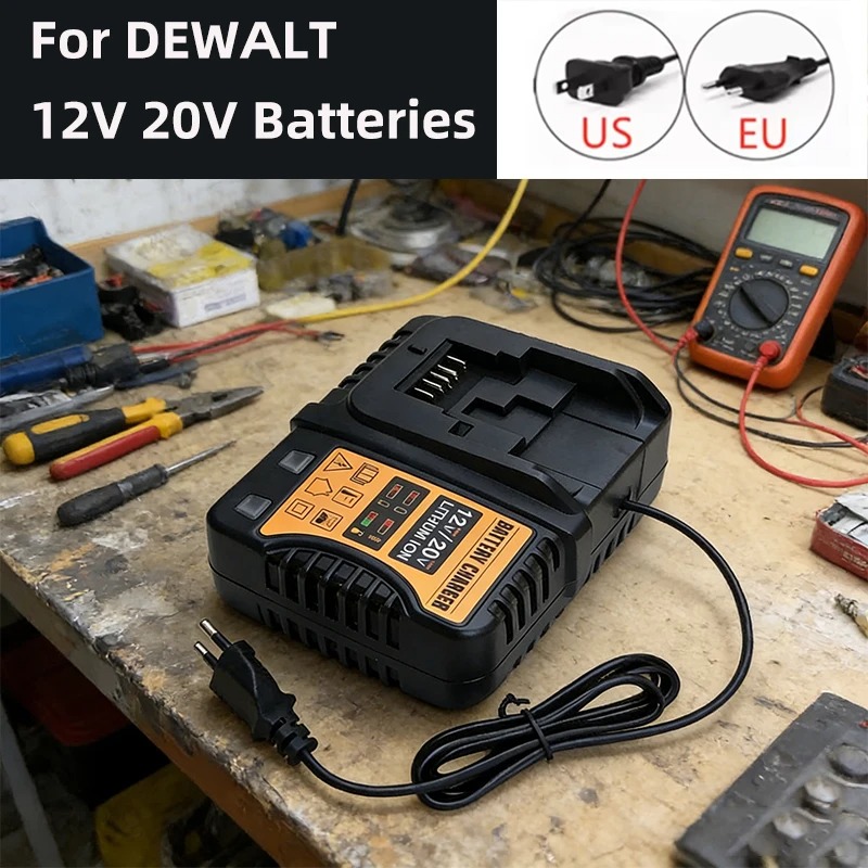 เครื่องชาร์จแบตเตอรี่ลิเธียม 1 - Power Tools Dewalt บทวิจารณ์และราคา