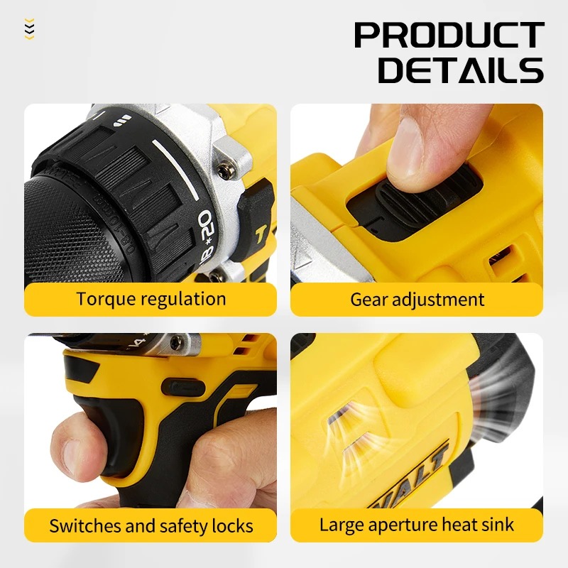 ใหม่ 2026 DEWALT DCD805 สว่านก - Power Tools Dewalt บทวิจารณ์และราคา