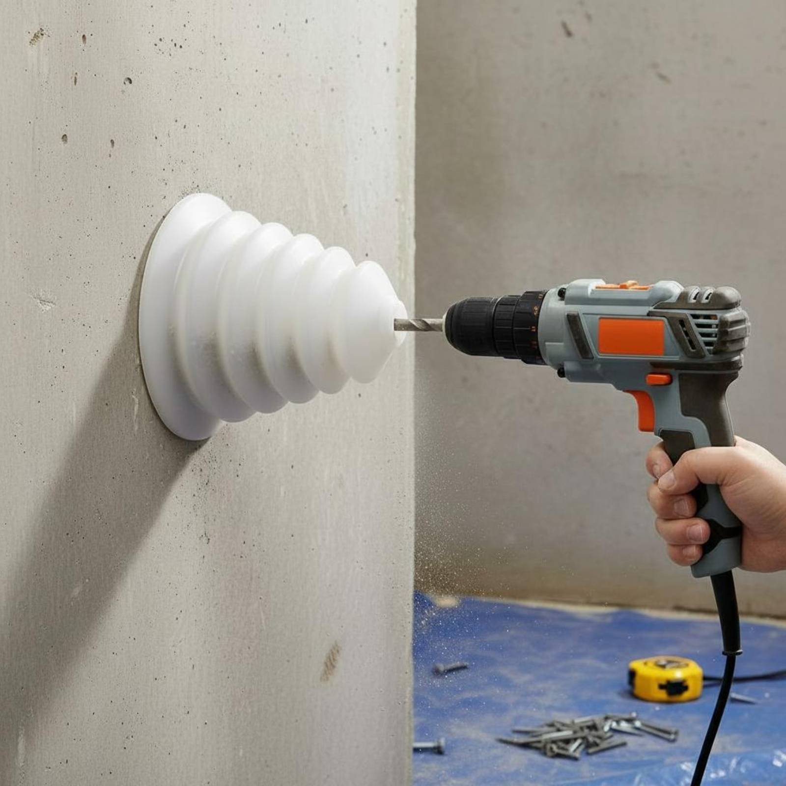 ชุดเก็บฝุ่นสำหรับสว่าน ติดตั้ง - Power Tools Hammer บทวิจารณ์และราคา
