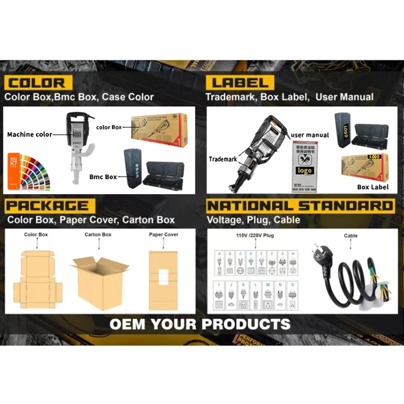 สว่านเจาะทำลายคอนกรีตกำลังสูง  - Power Tools Hammer บทวิจารณ์และราคา