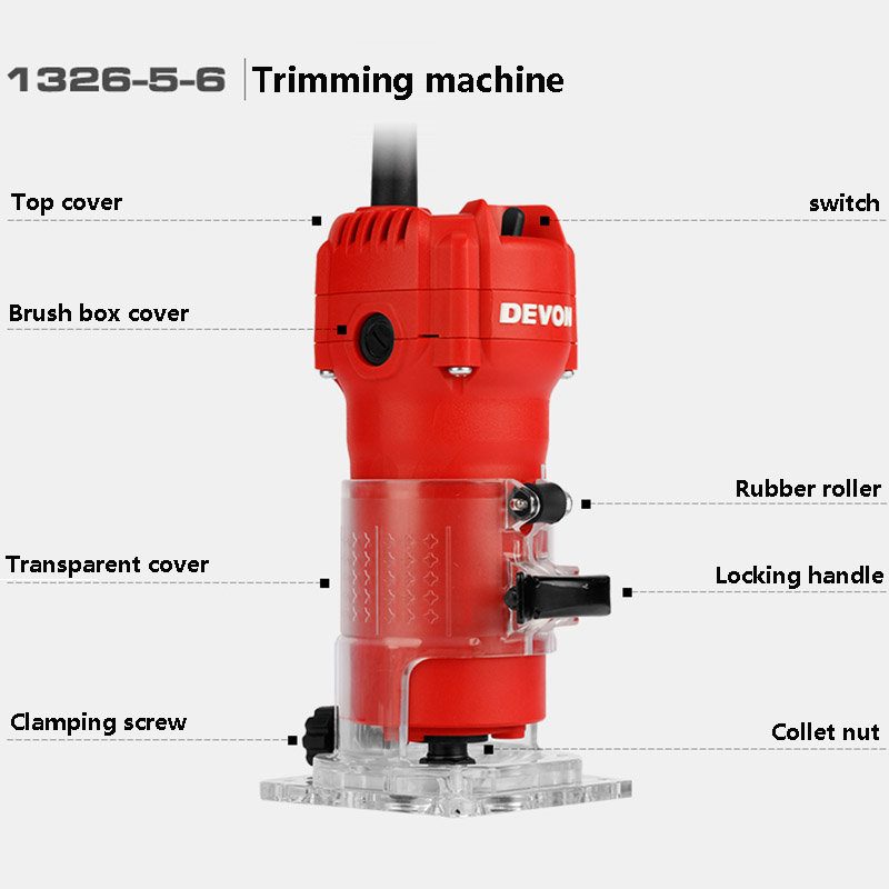220V ไม้ Router เครื่องไม้ไฟฟ้ - Power Tools For Woodworking บทวิจารณ์และราคา